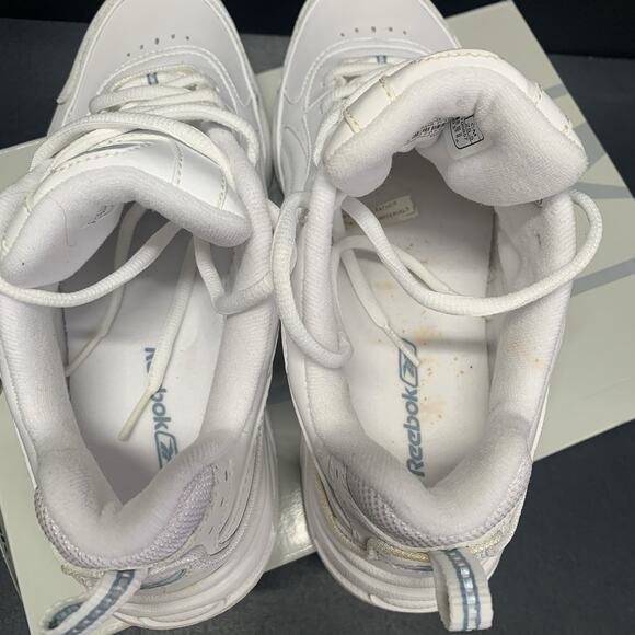 Reebok Women’s Walking Shoes Gratify Ultra Size 8.5 Wide White Leather Shoes - Picture 7 of 14